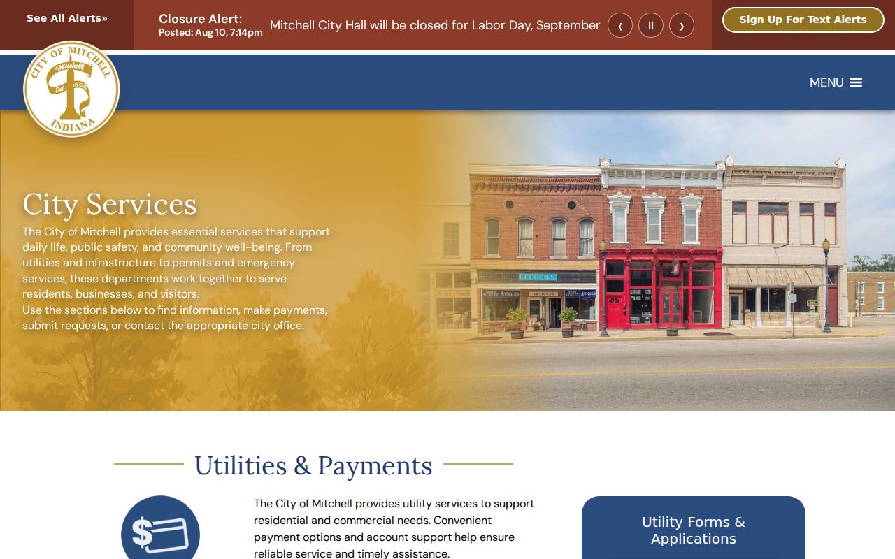 Mitchell Police official Lawrence County arrest-record source